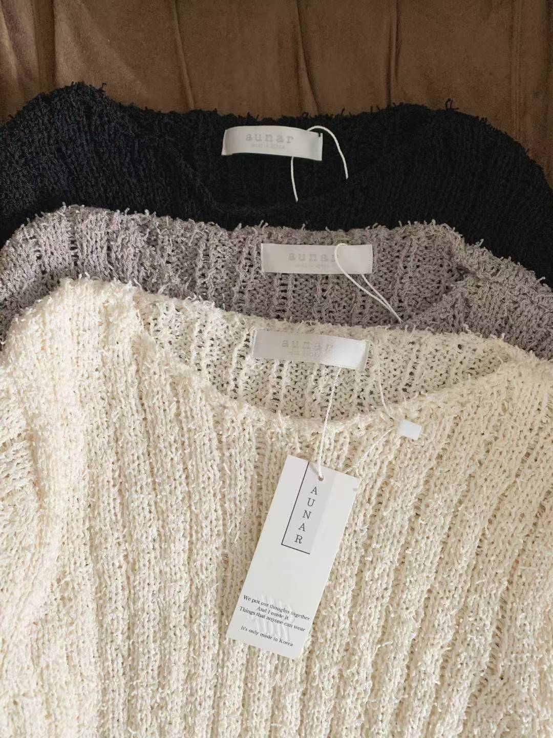 ♡顯瘦圈圈紗羅紋針織上衣♡ (C251144)