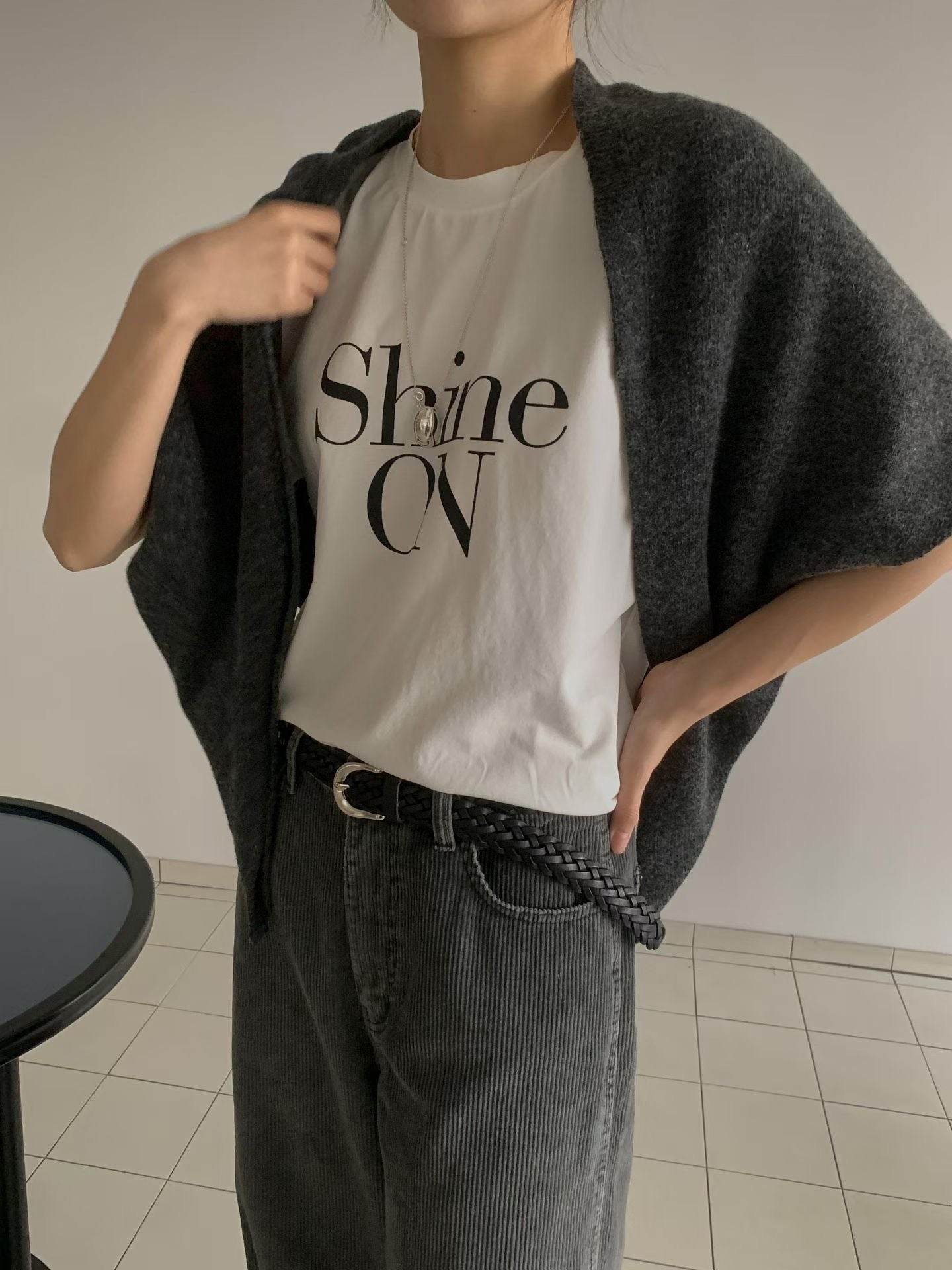 ♡秋冬必備~質感輕暖多功能披肩♡ (C251049)