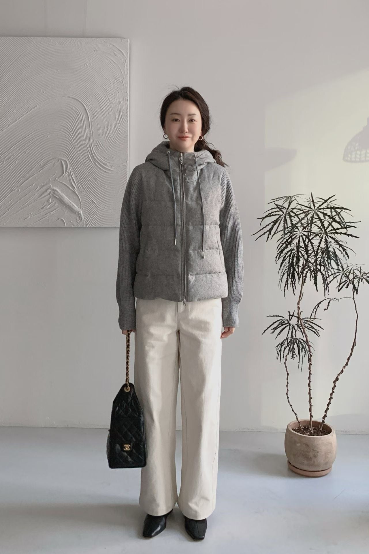 ♡保暖雙織感羽絨休閒外套♡ (C251277)