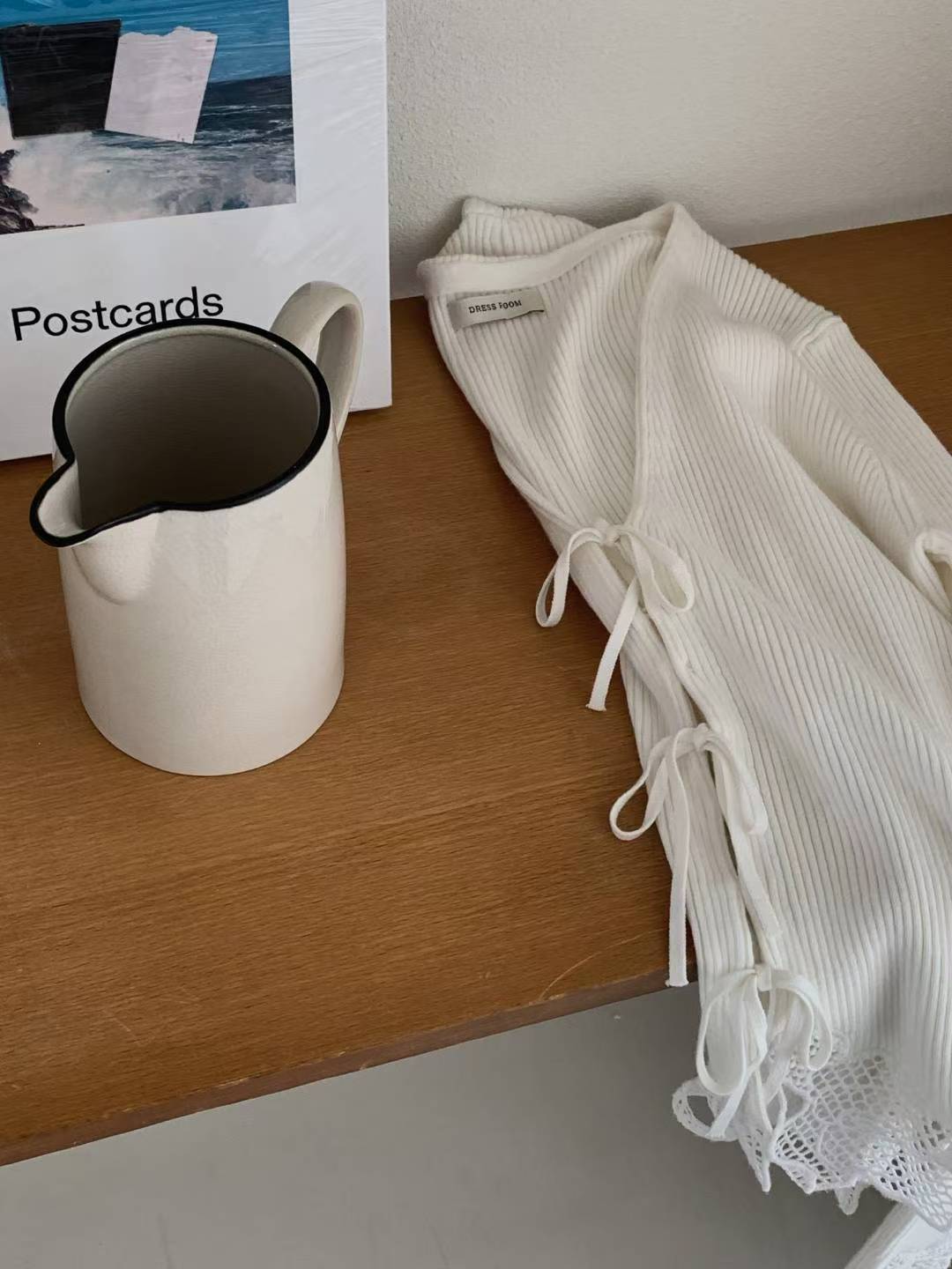 ♡鈎花拼接浪漫針織外套♡ (C251011)