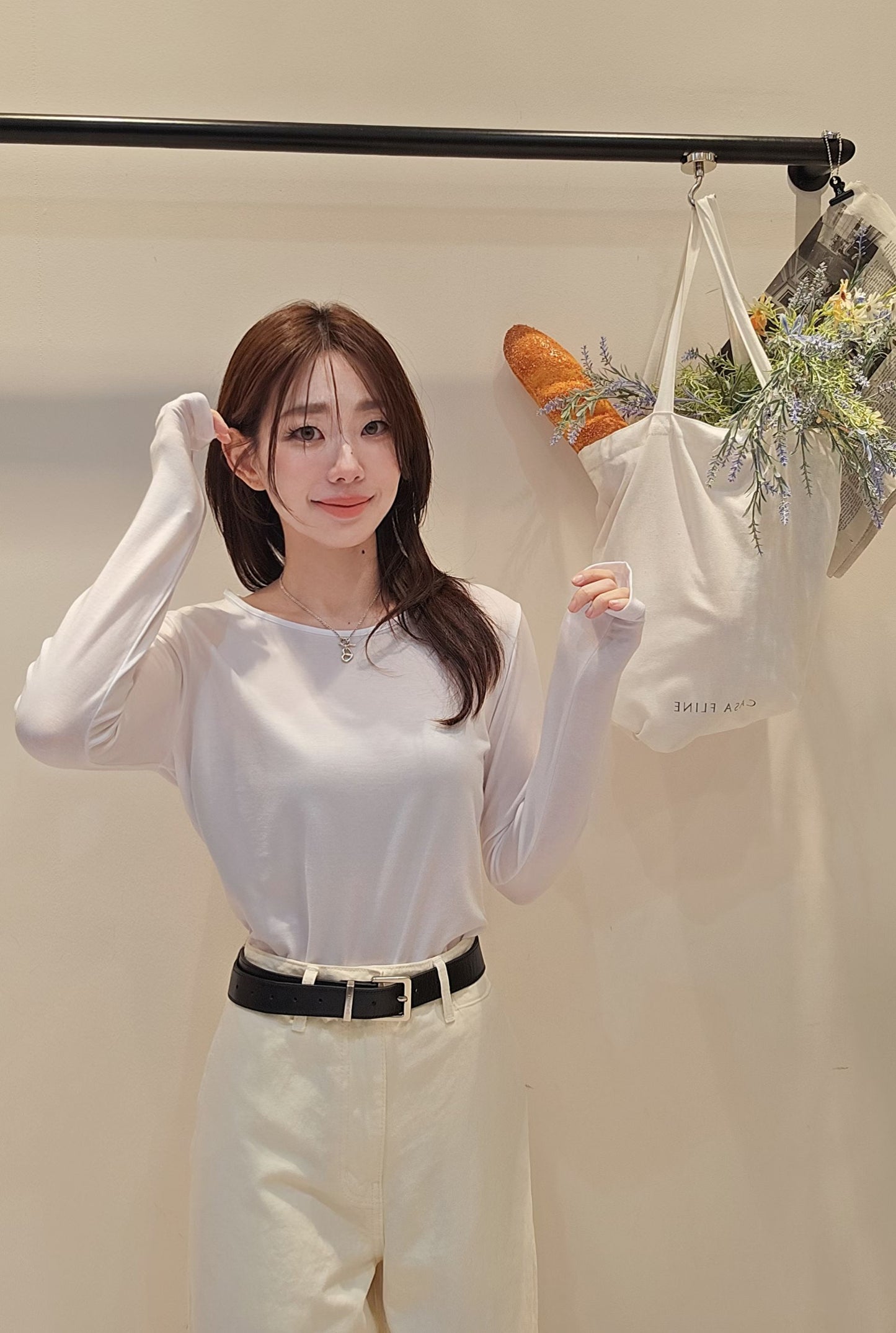 ♡Oni家♡天絲基礎打底彈力T (C260340)