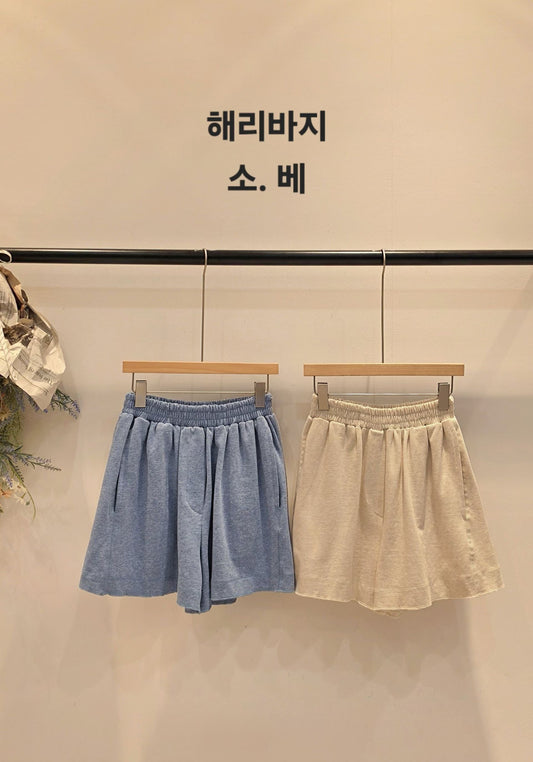 ♡Oni家♡休閒懶人傘狀小短褲 (C260707)