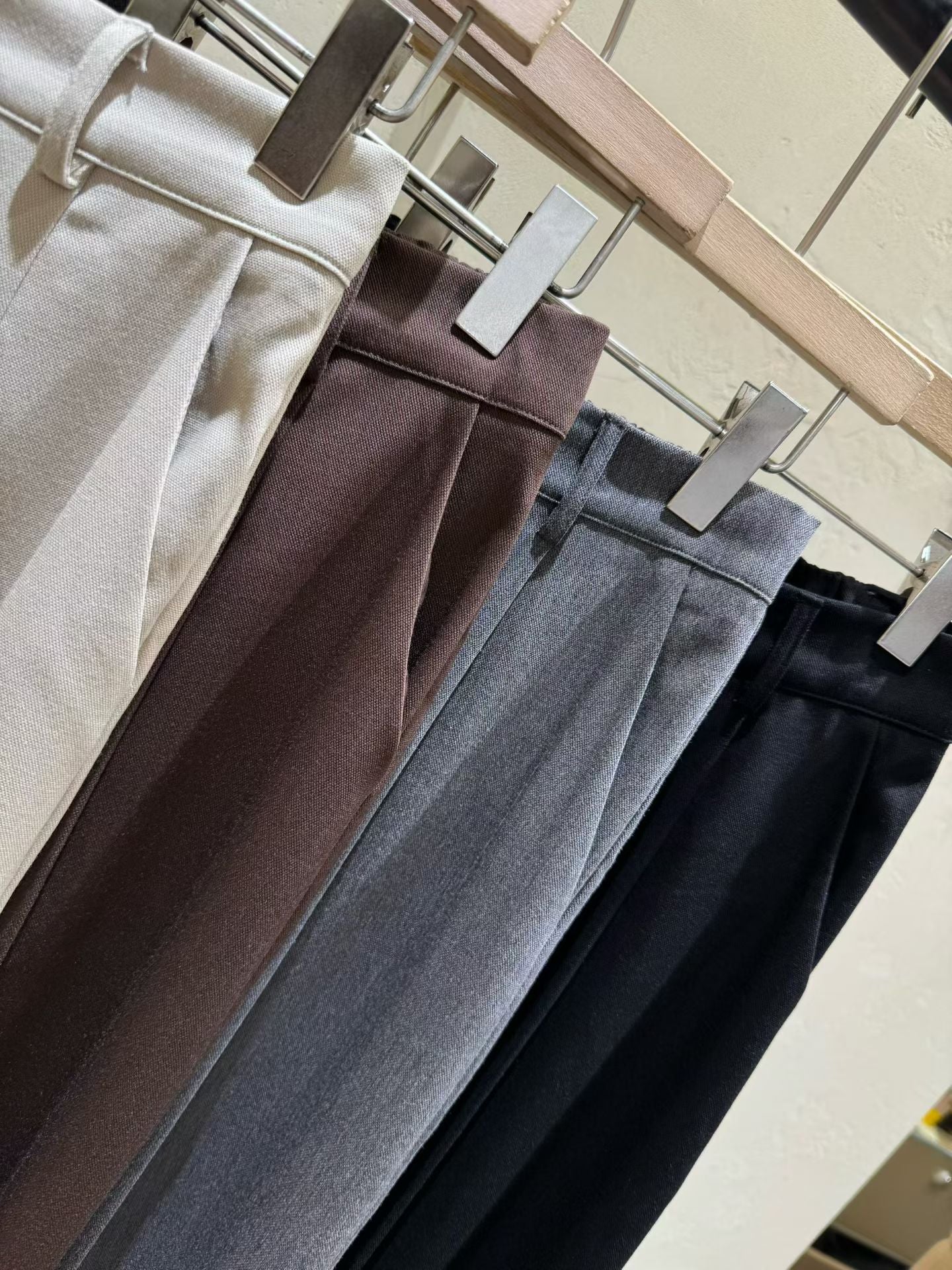 ♡秋日質感寬版西裝褲♡ (C251031)