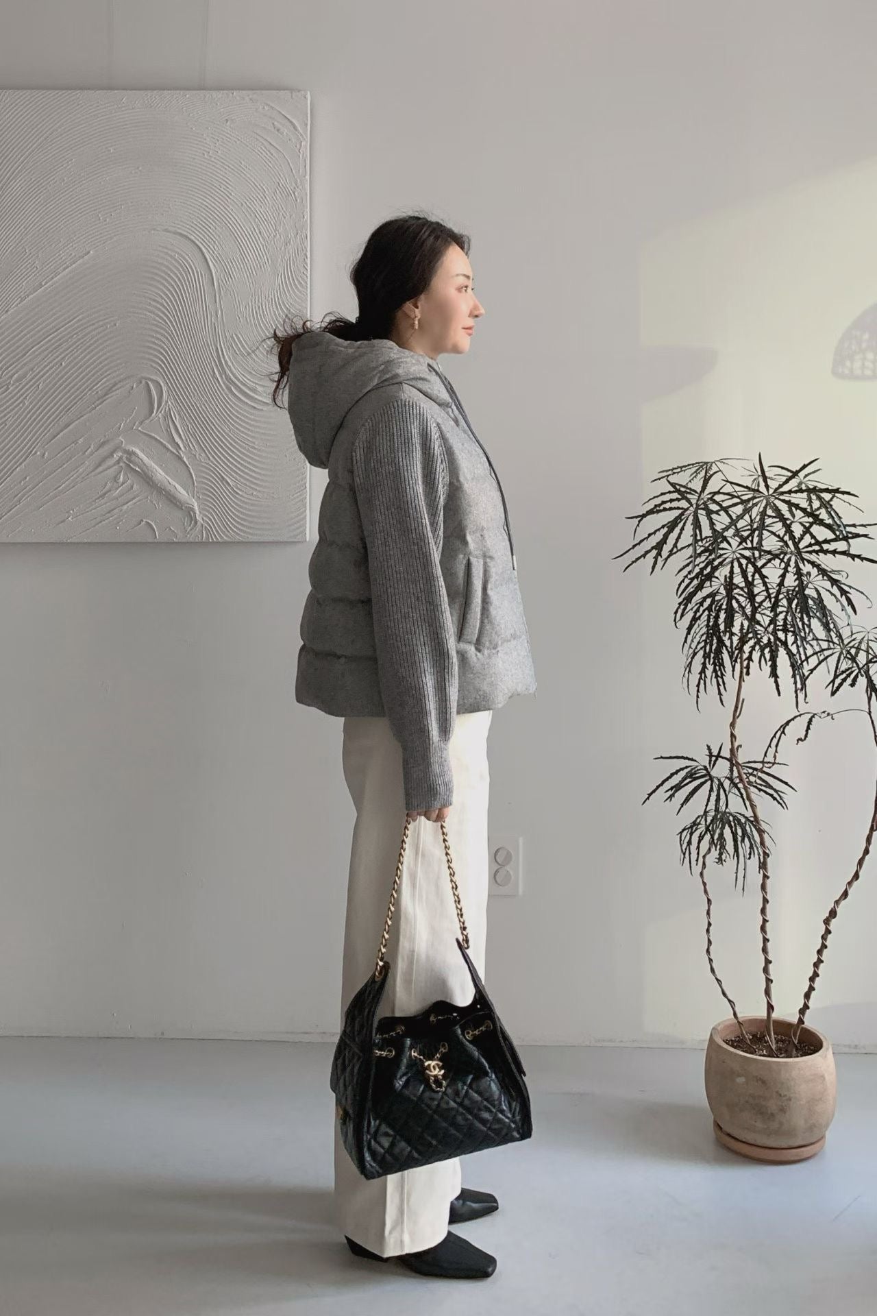 ♡保暖雙織感羽絨休閒外套♡ (C251277)