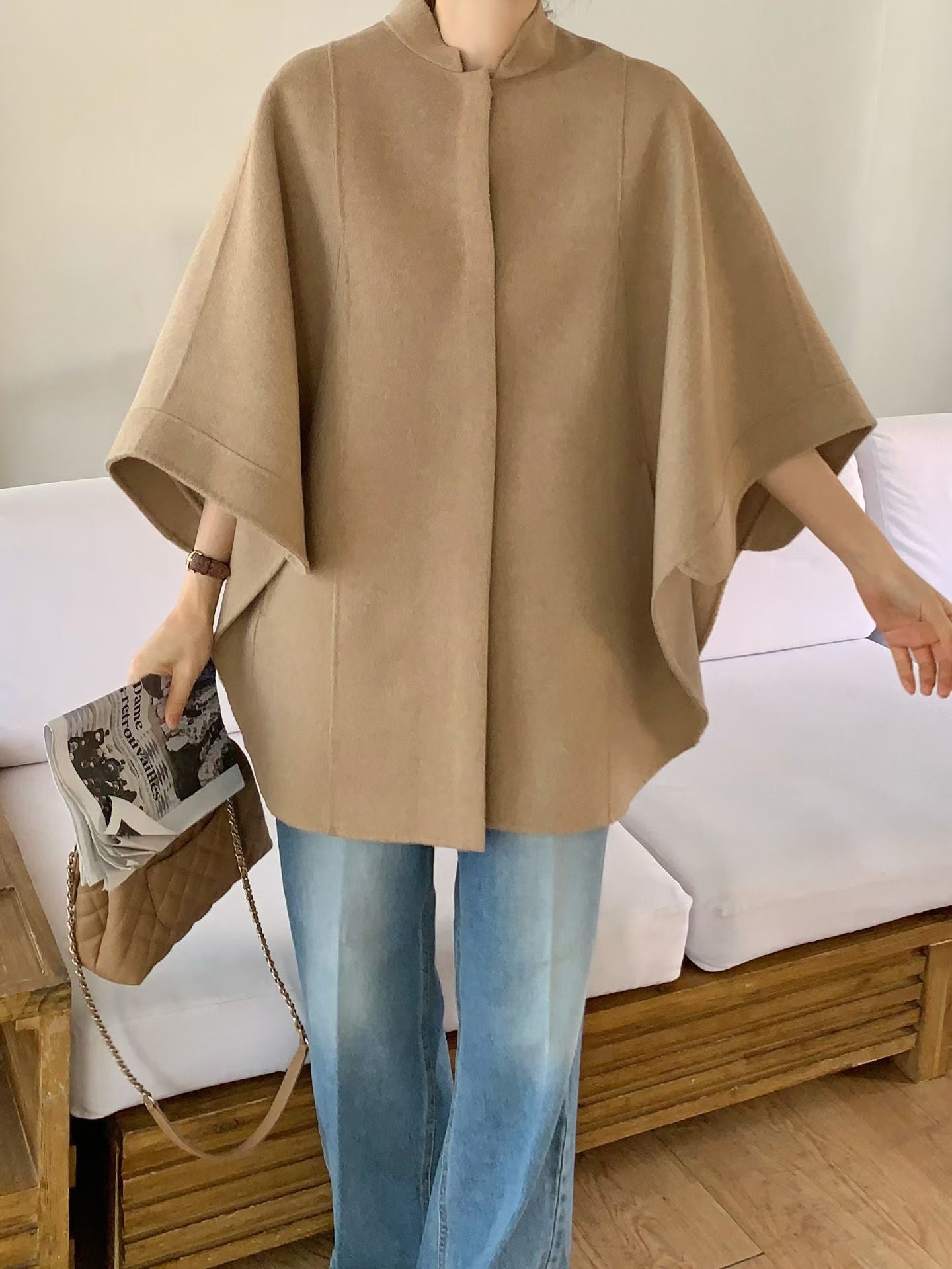 ♡奢華高級『手工』披風外套♡ (C251010)