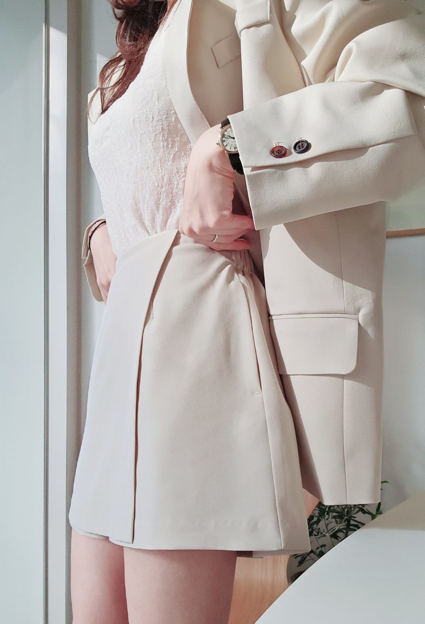 ♡Oni家♡高質感時髦迷你褲裙 (C260402)
