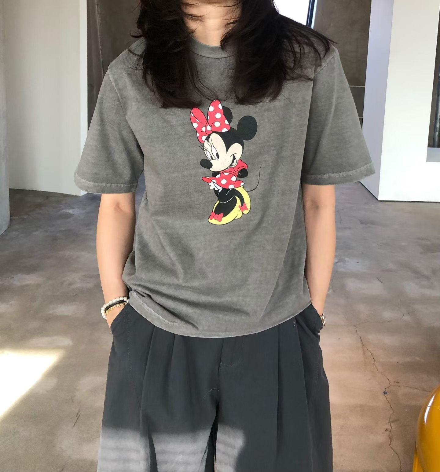 ♡Disney授權甜感米妮休閒純棉T♡ (C260528)