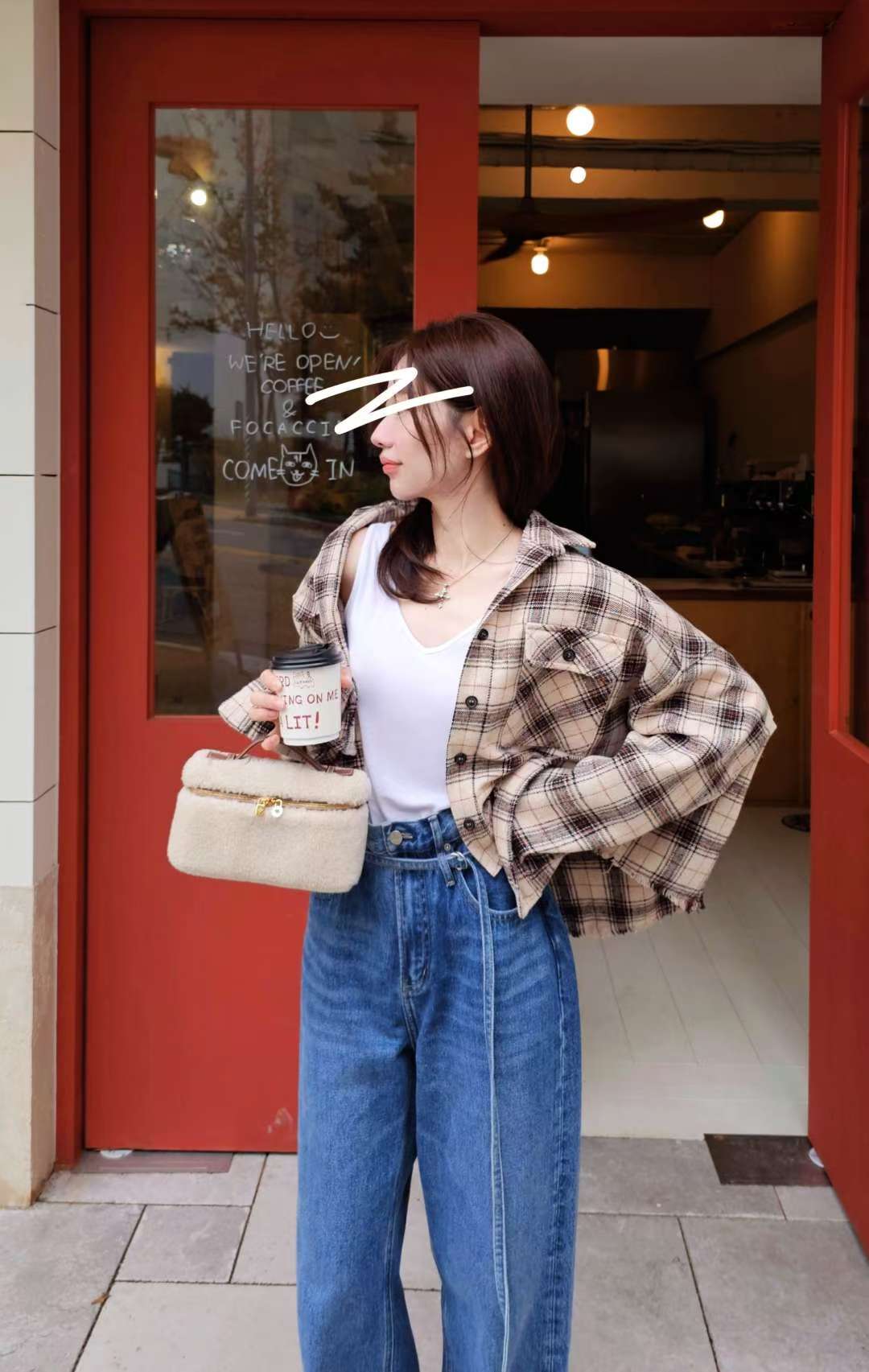 ♡Oni家♡時髦英倫風格紋襯衫 (C251153)