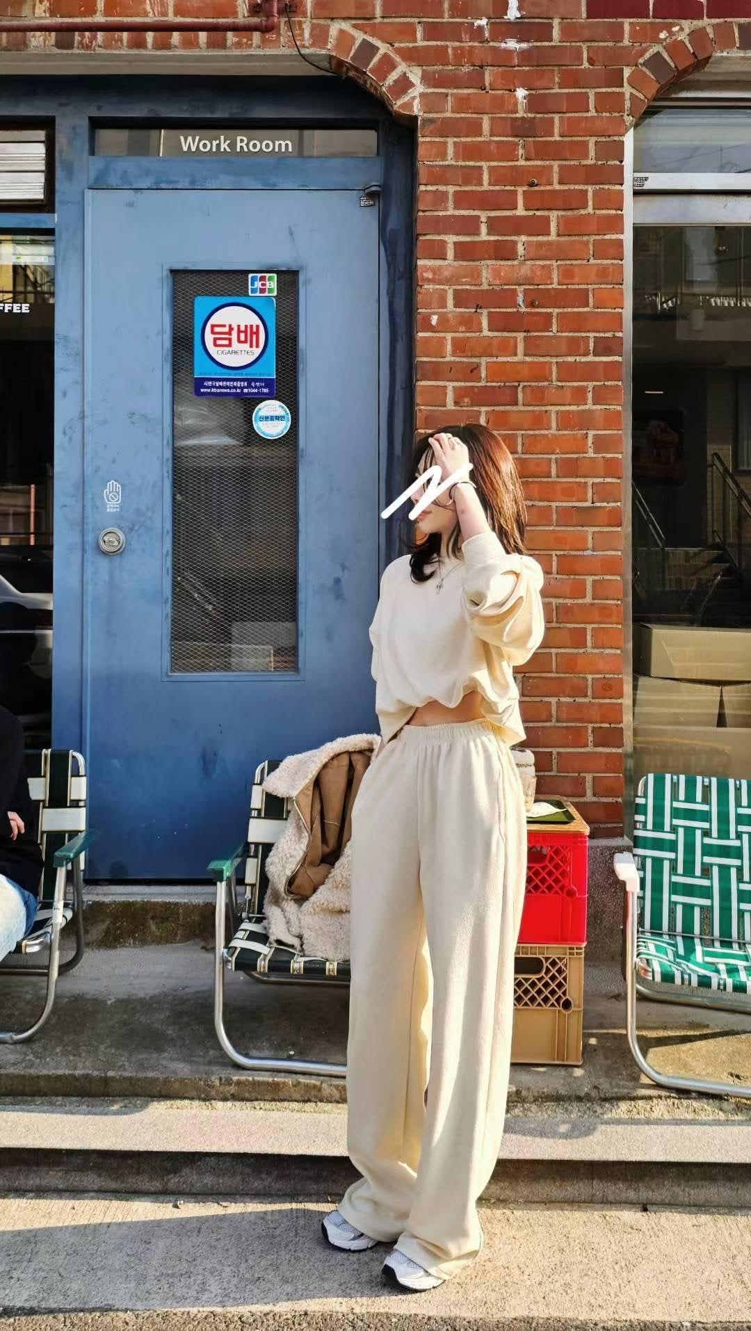 ♡Oni家♡磨毛休閒鬆弛感衛衣上衣 (C251201)