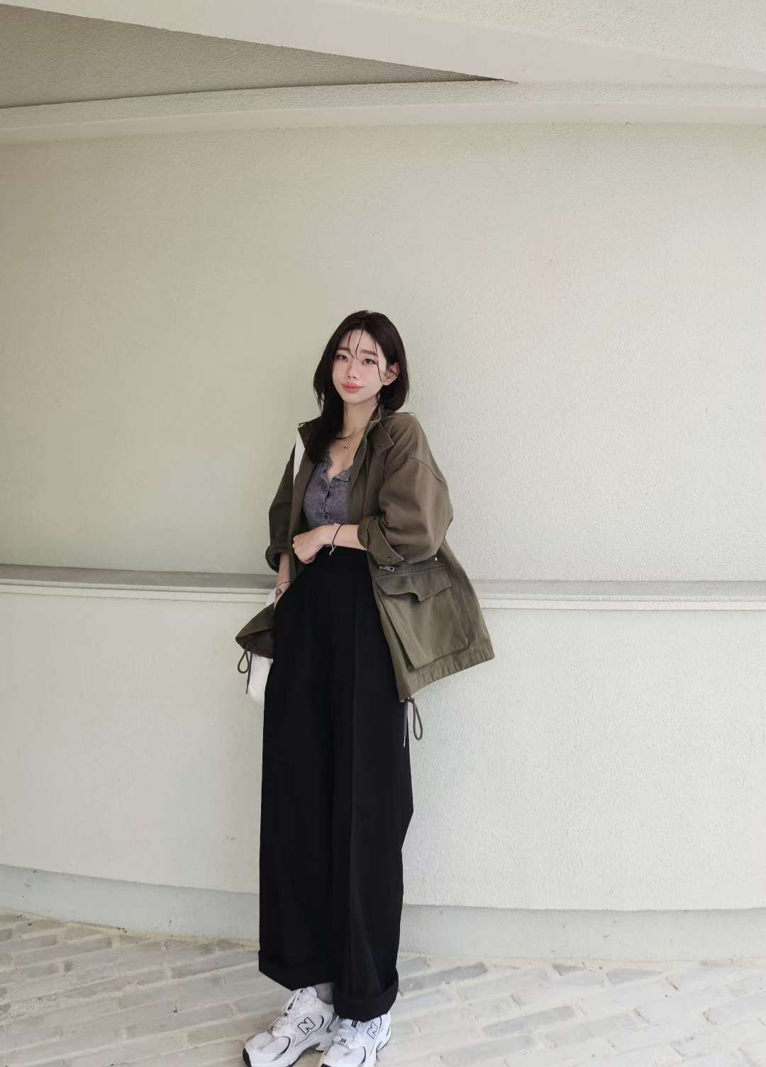 ♡Oni家♡簡單俐落的工裝夾克外套 (C251051)