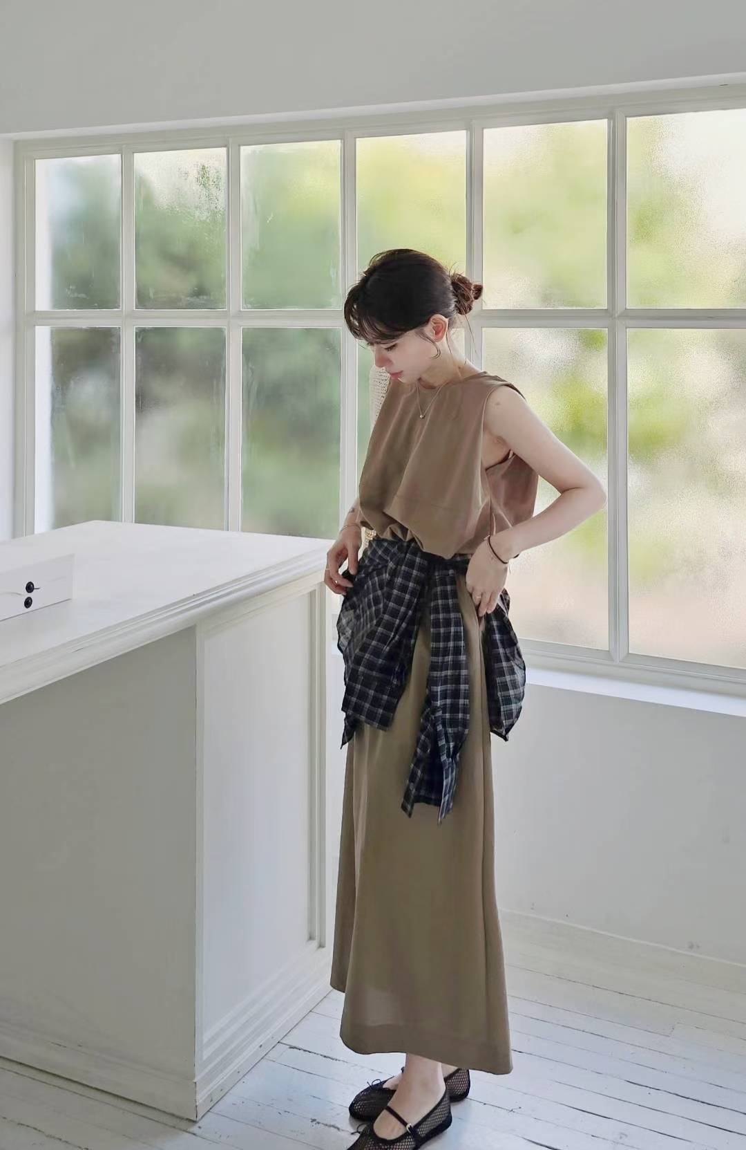 ♡Oni家♡立體剪裁背心長洋裝 (C251002)