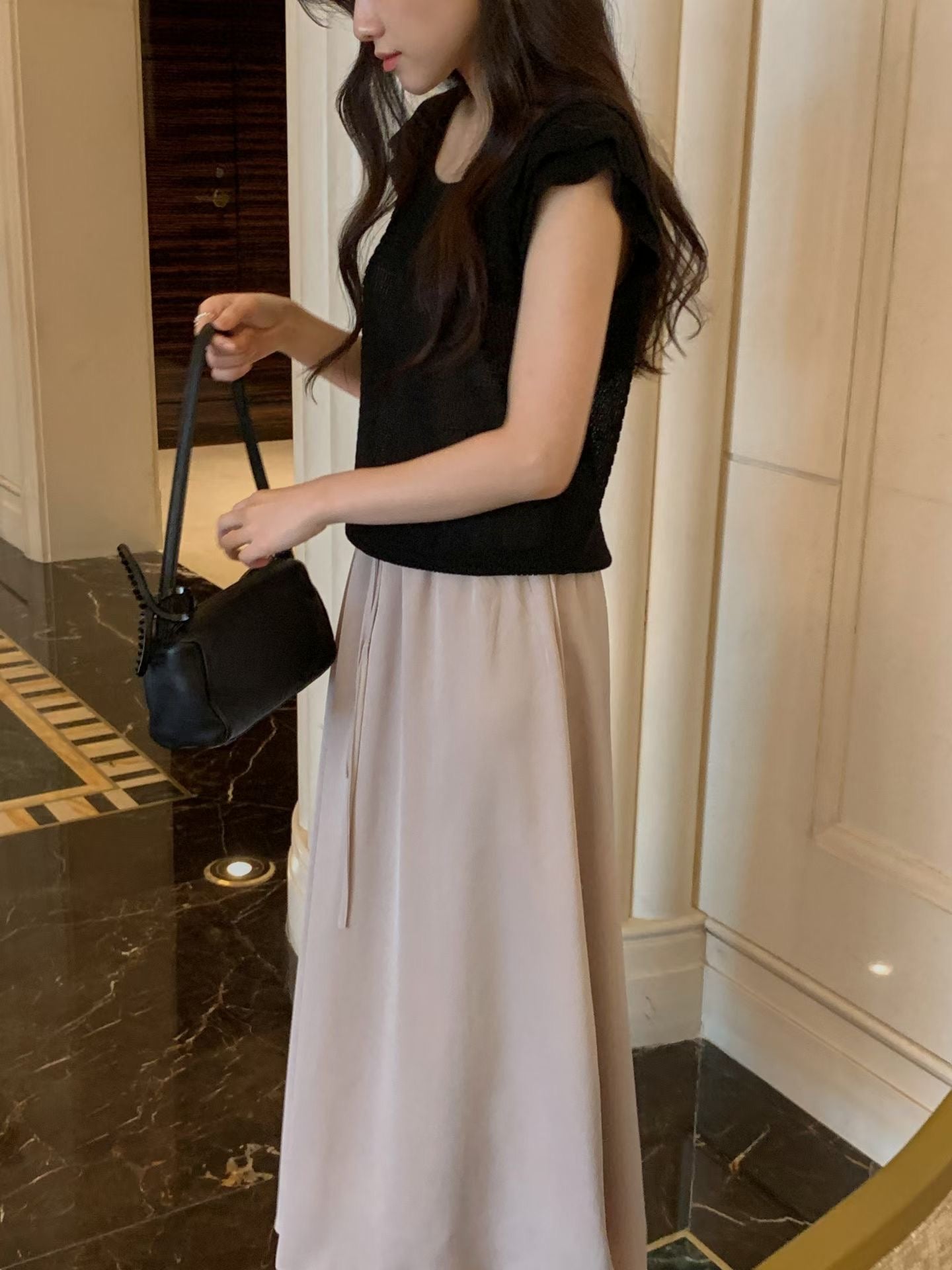 ♡精緻立體織紋小設計感針織上衣♡ (C260512)