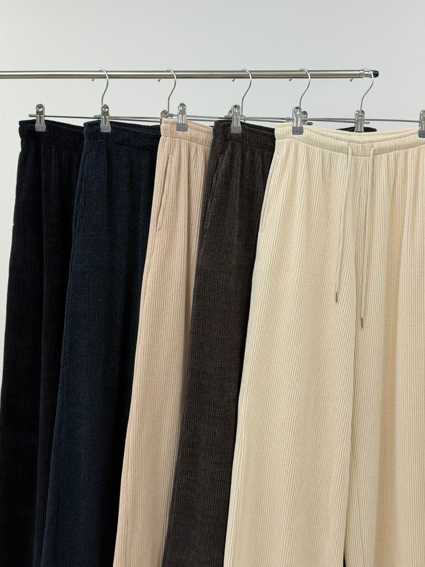 ♡泰迪燈芯絨垂墜寬褲♡ (C251250)