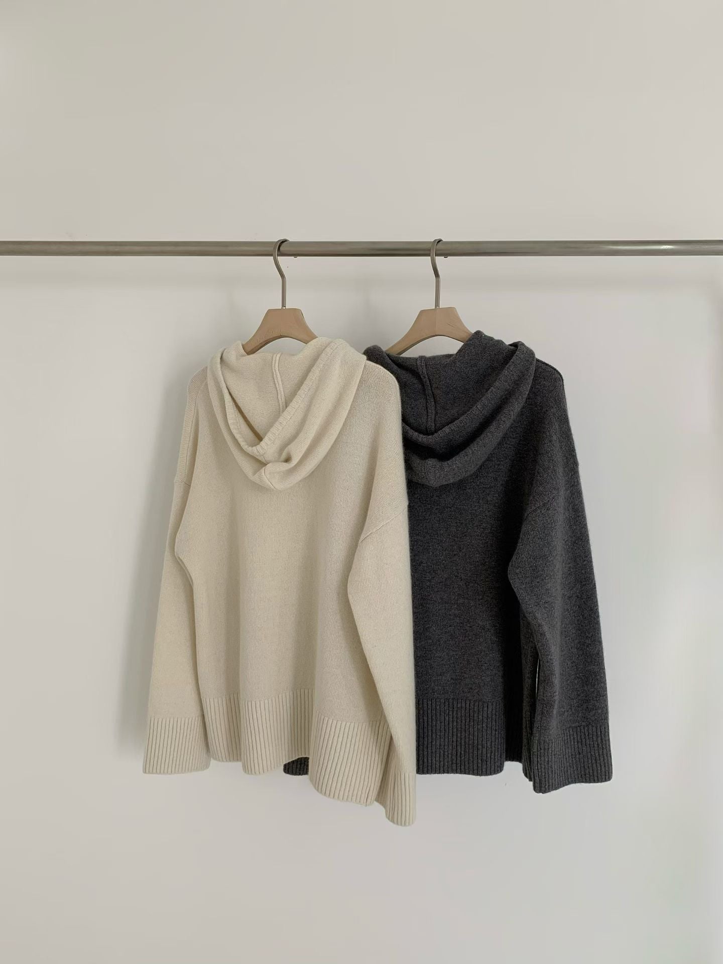 ♡法式軟糯長版連帽上衣♡ (C251241)