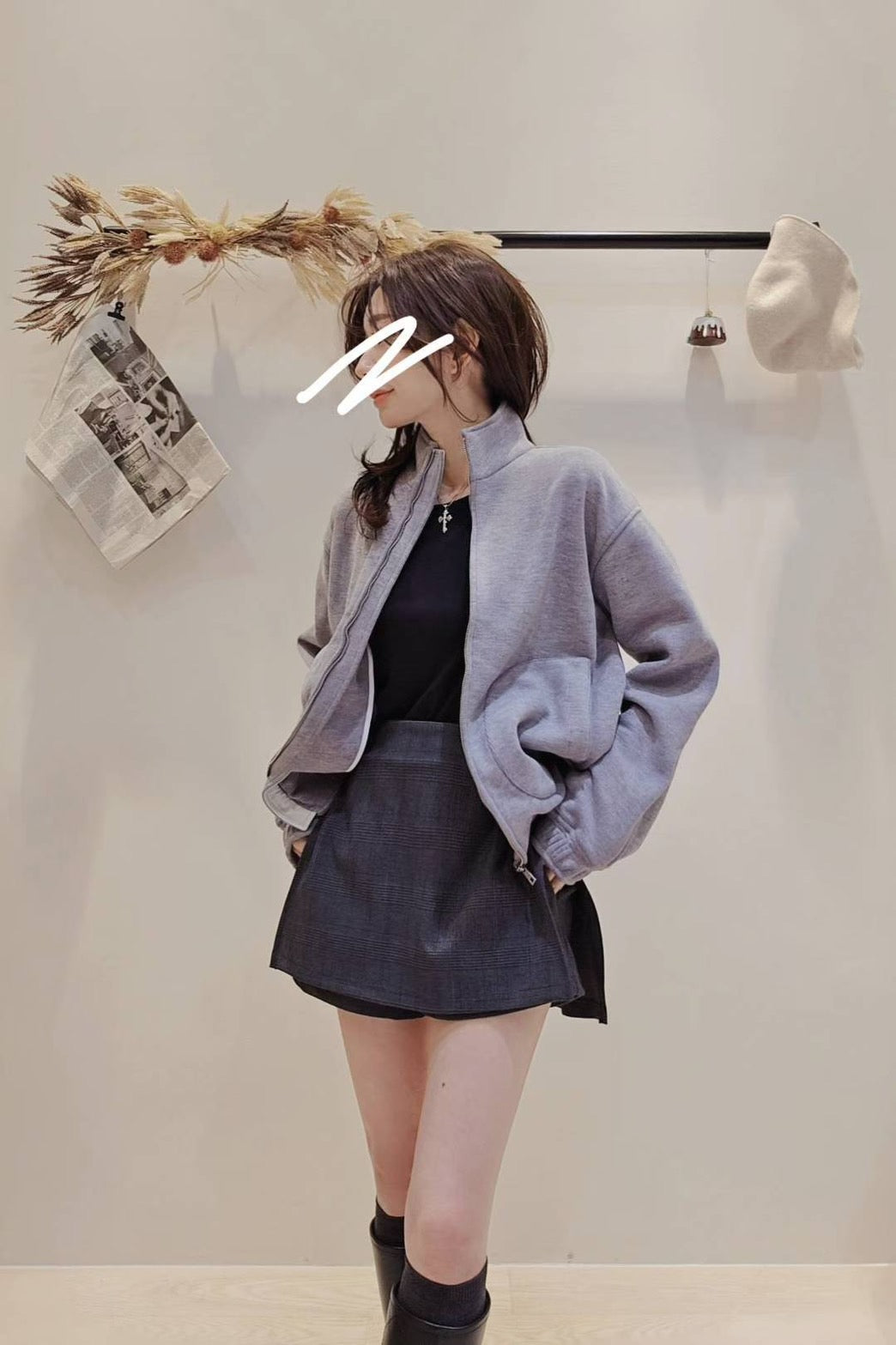 ♡Oni家♡RL風質感燈芯絨冬季夾克 (C251267)