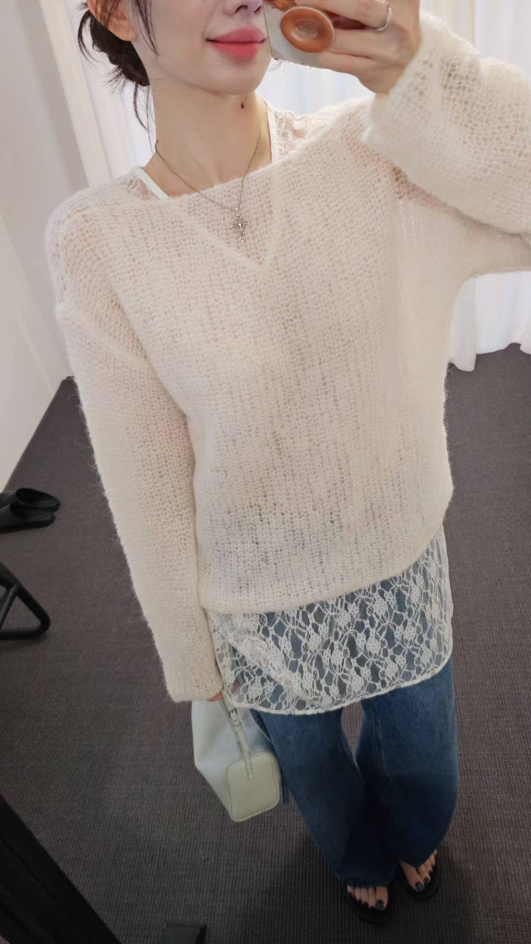 ♡Oni家♡溫柔到心坎的羊駝毛毛衣 (C251101)