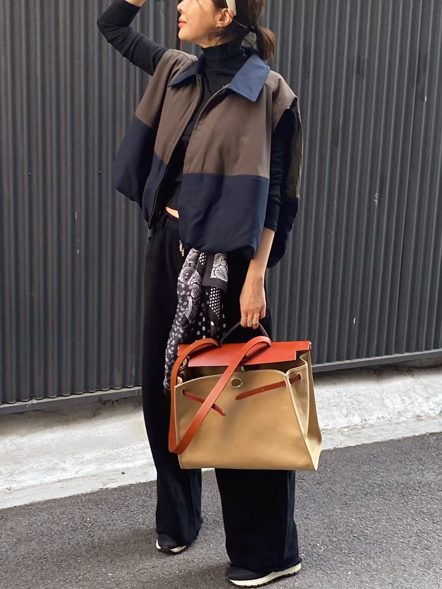 ♡時尚拼色羽絨背心♡ (C251008)