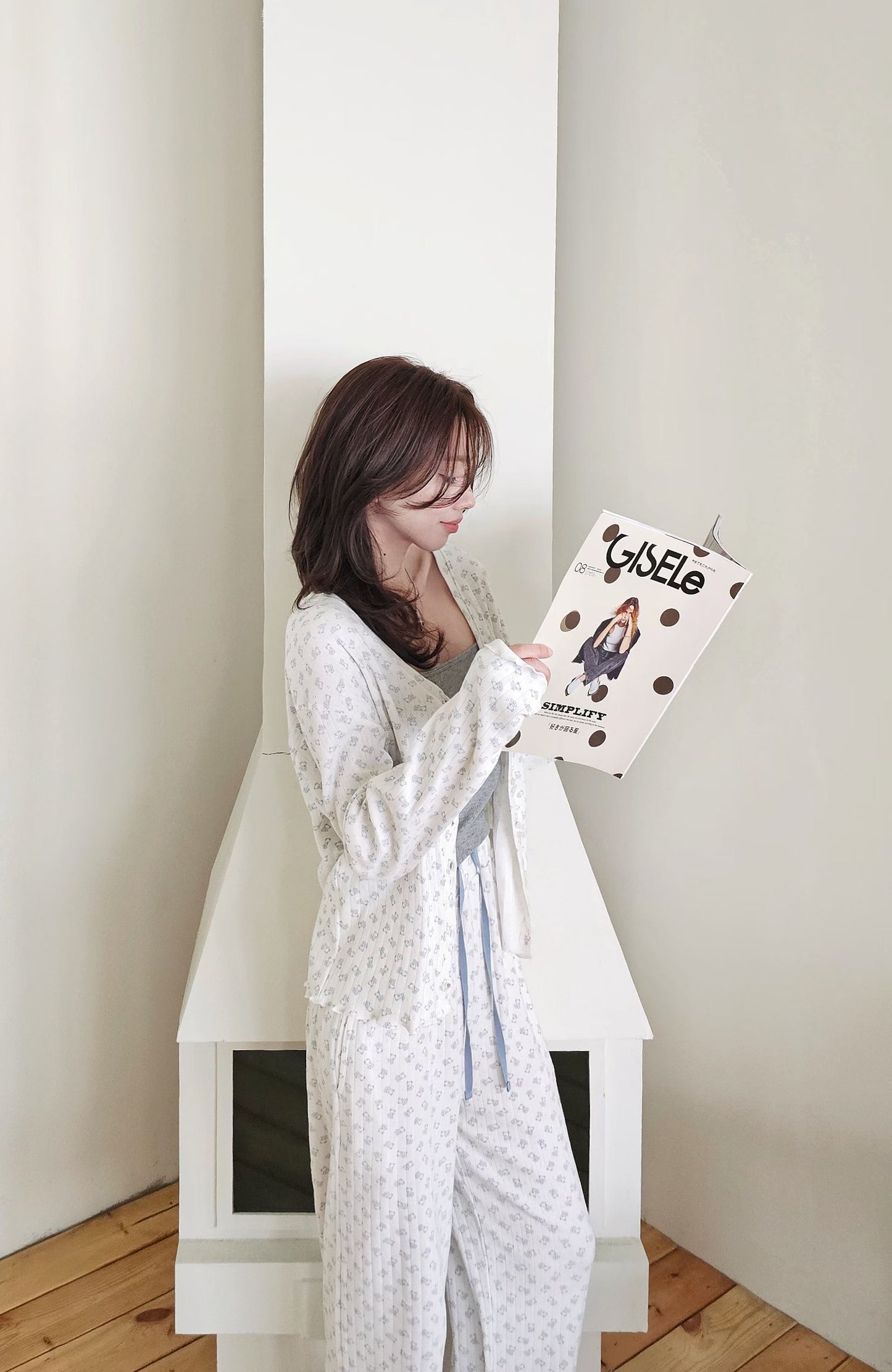 ♡Oni家♡呆萌熊熊居家服套裝 (C260302)