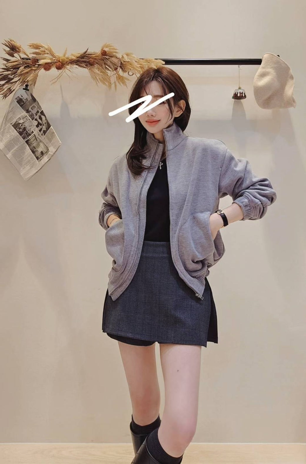 ♡Oni家♡RL風質感燈芯絨冬季夾克 (C251267)