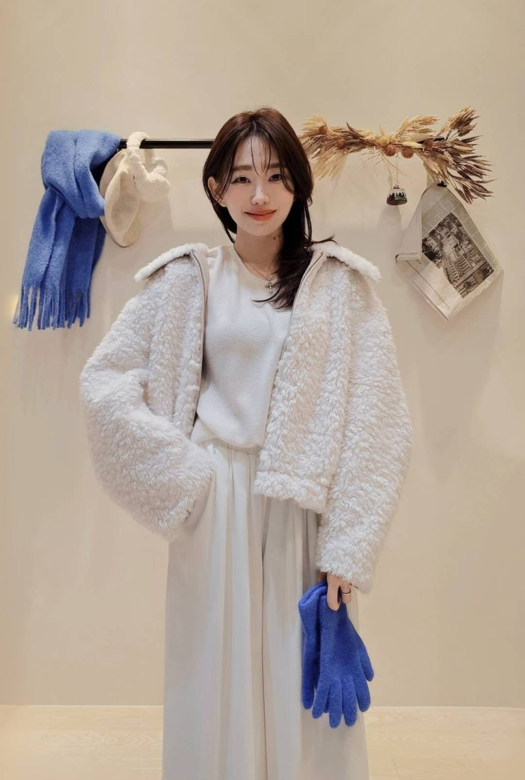 ♡Oni家♡100%羊絨喀什米爾半袖毛衣 (C251285)