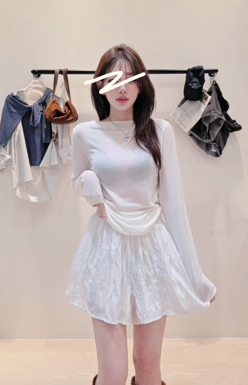 ♡Oni家♡船領天絲羊毛打底T (C260972)