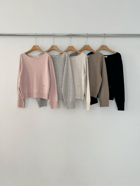 ♡輕奢船領毛衣 ♡ (C251118)