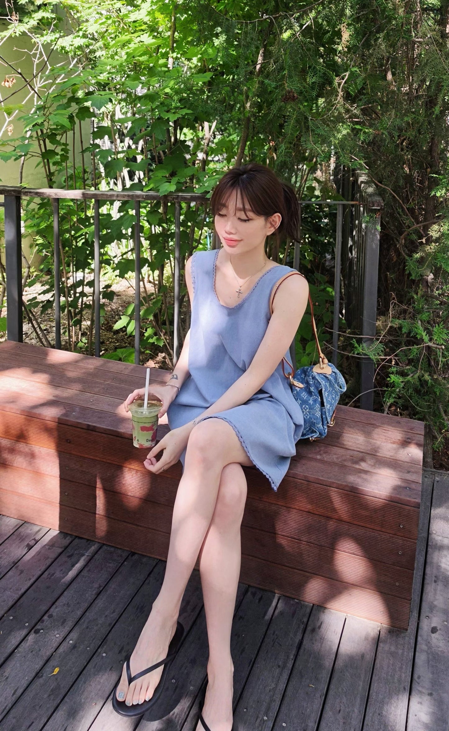 ♡Oni家♡俐落極簡風短洋裝  (C260608)