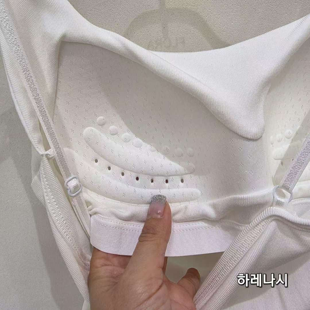 ♡純棉蕾絲V領Bra Top♡ (C250921)
