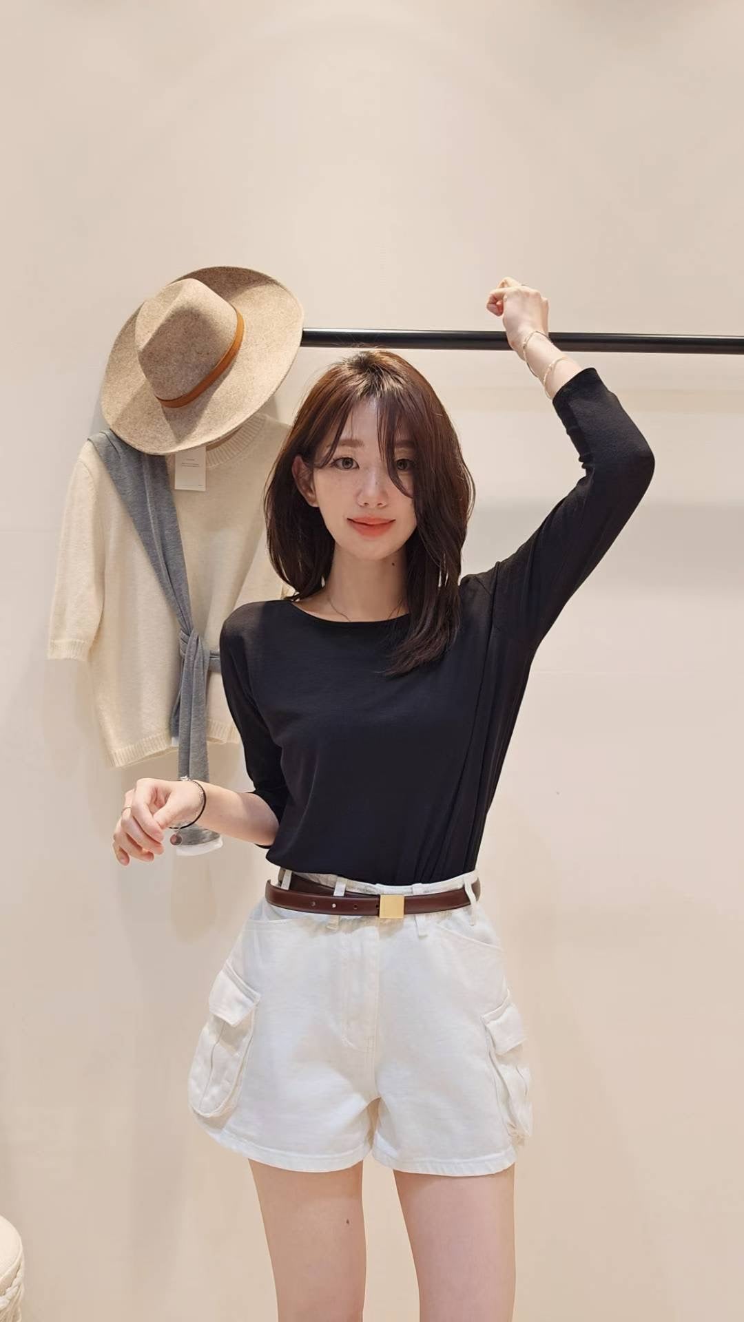 ♡Oni家♡萬能基礎天絲羊毛T (C251001)