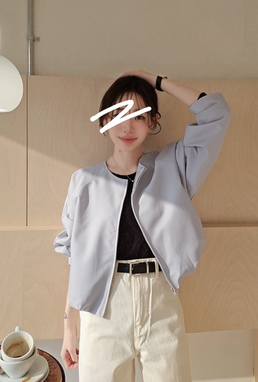 ♡Oni家♡奶乎乎的休閒夾克 (C260353)