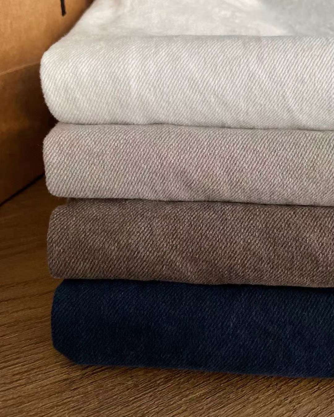 ♡冬季版拼接棉質寬褲♡ (C251151)