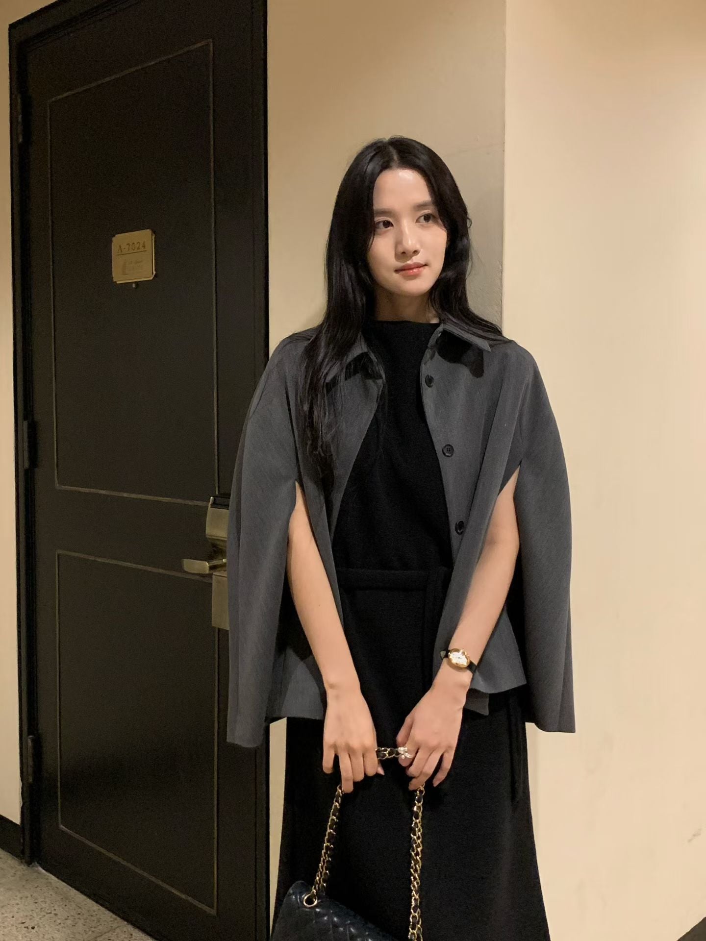 ♡都會挺版斗篷西裝外套♡ (C251035)