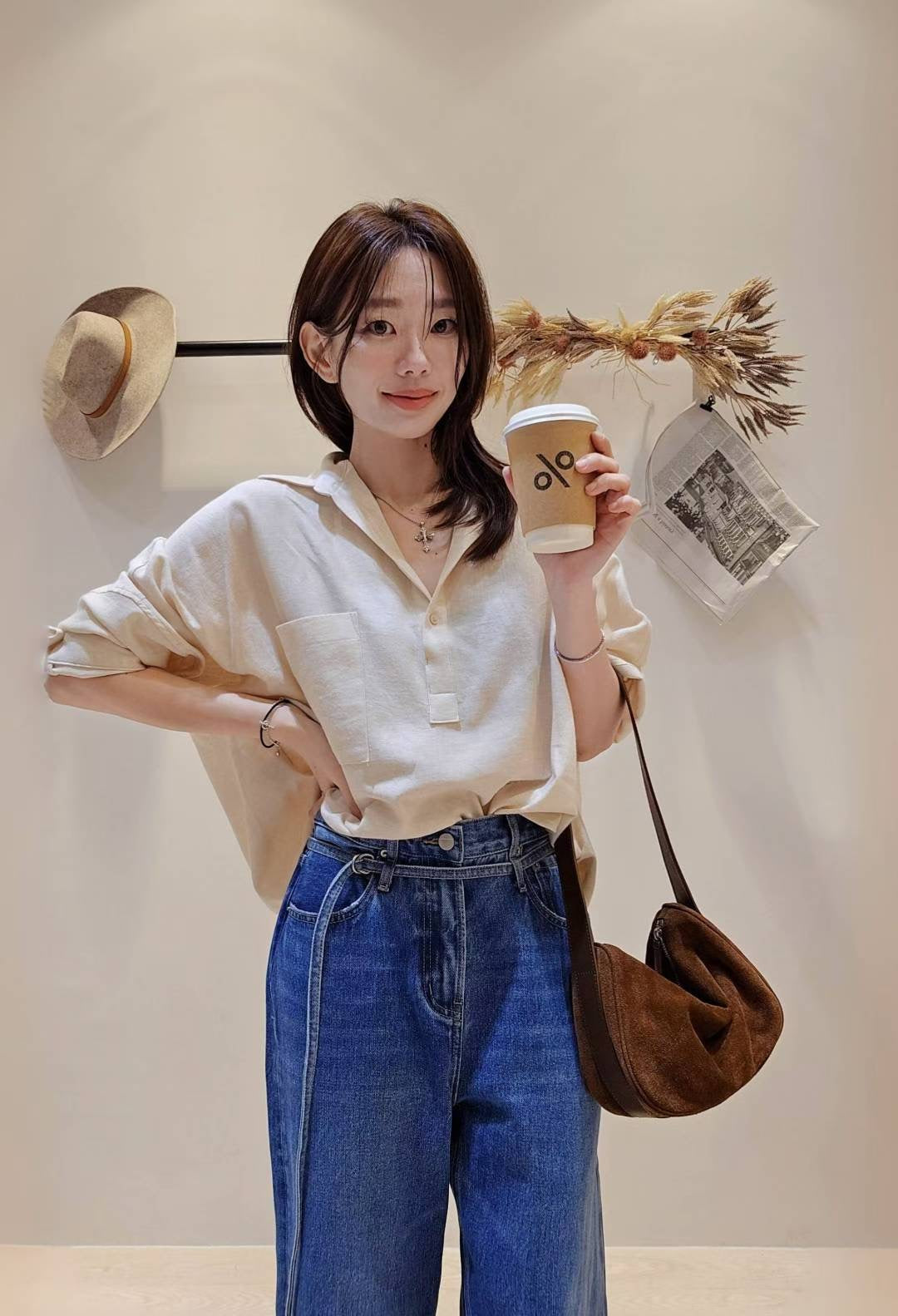 ♡Oni家♡鬆弛感男友風襯衫 (C251142)