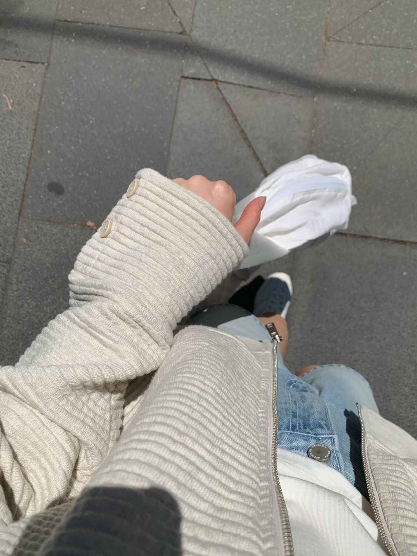 ♡高質感立體紋理拉鍊外套 ♡ (C260440)