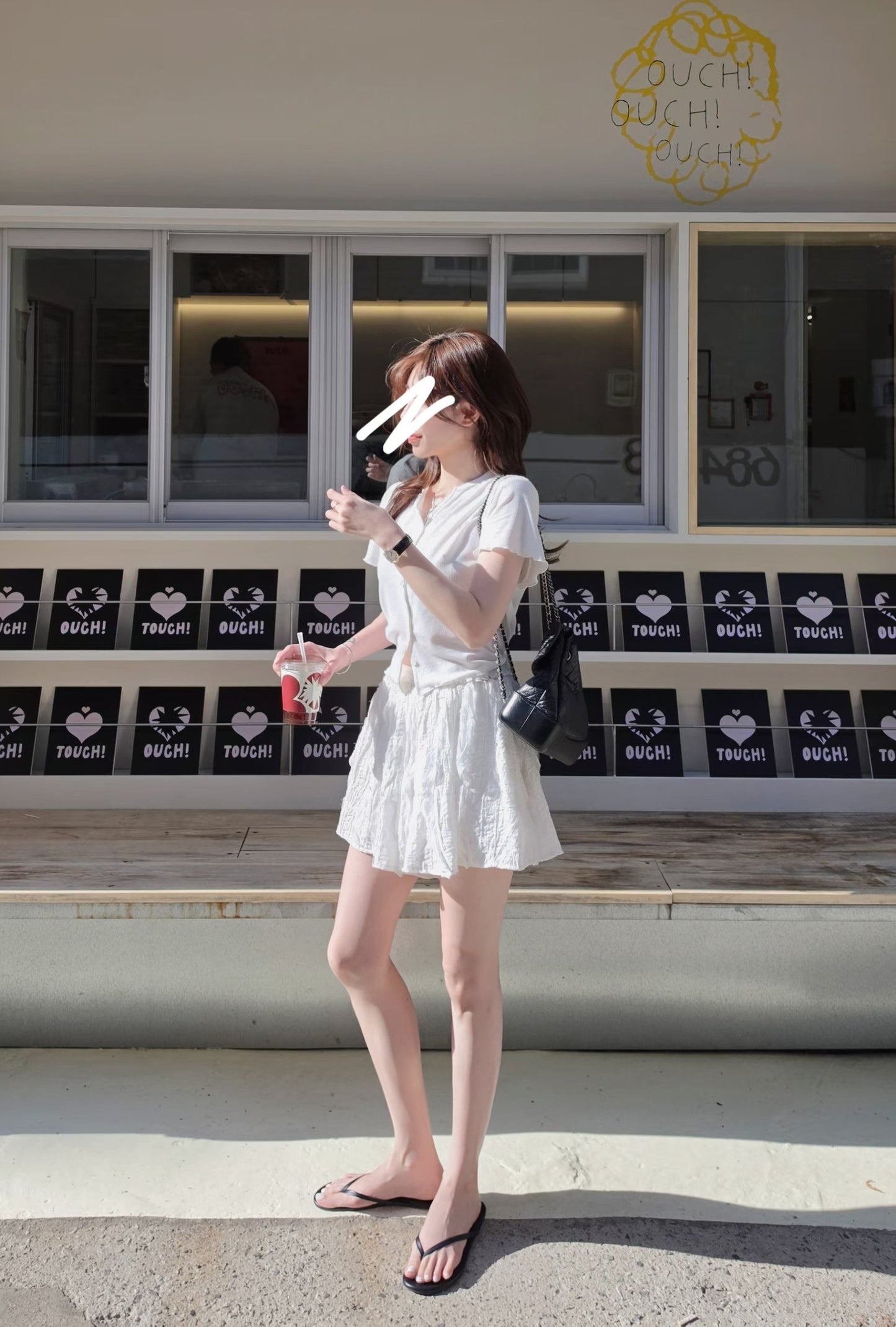 ♡Oni家♡韓妞風格亞麻小開衫 (C260563)