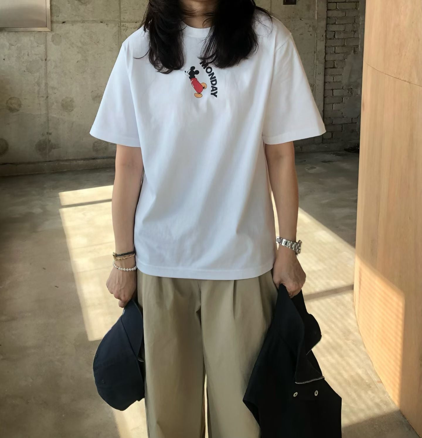 ♡週一不Blue米奇純棉百搭上衣♡ (C260529)