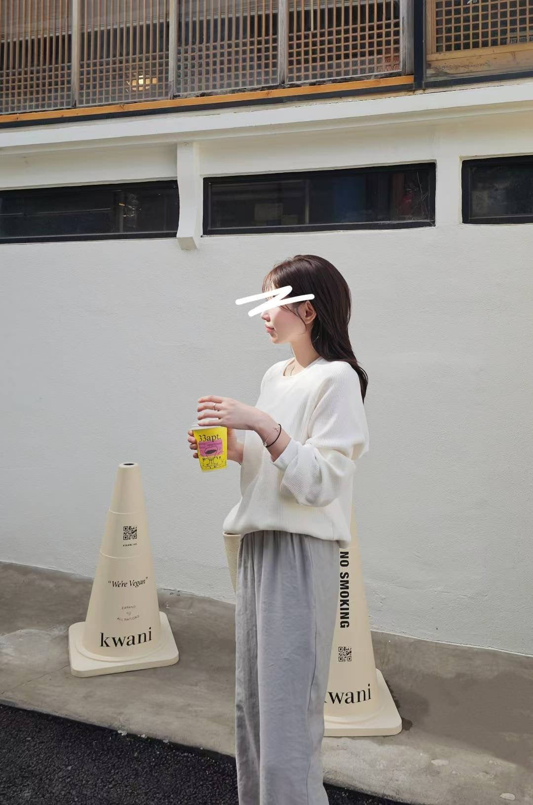 ♡Oni家♡ 鬆餅格休閒大學衛衣 (C251003)