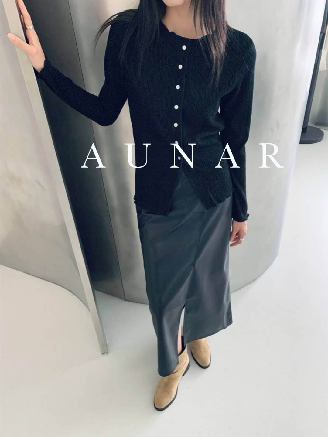 ♡修身彈力細直紋排釦上衣♡ (C251146)