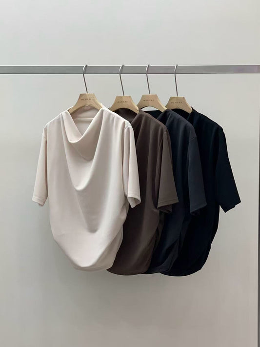 ♡百搭抗皺墜領上衣♡ (C251038)