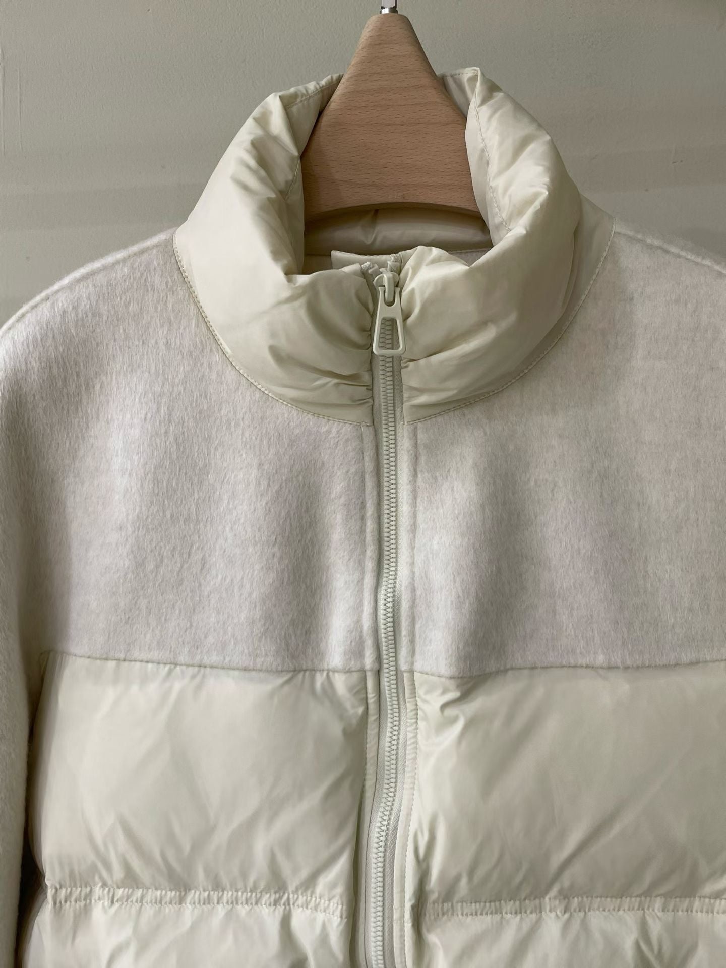 ♡質感異材質立領外套♡ (C251208)