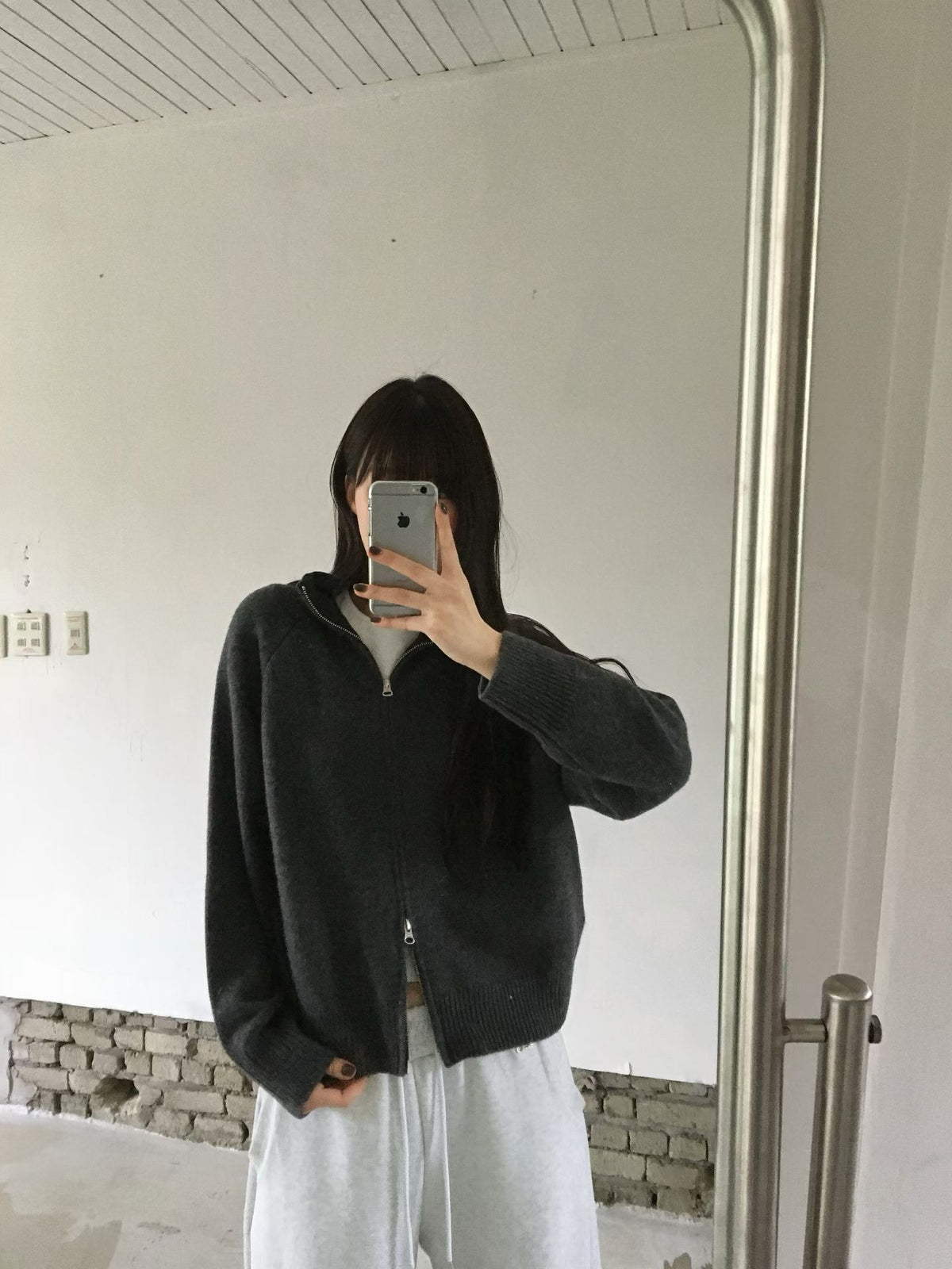 ♡極簡立領高質感針織夾克♡ (C261041)