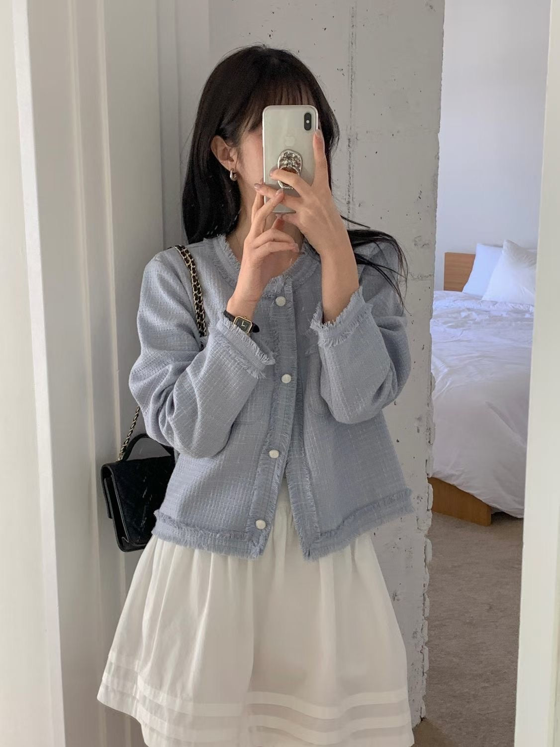 ♡春夏薄款質感小香風外套♡ (C260521)