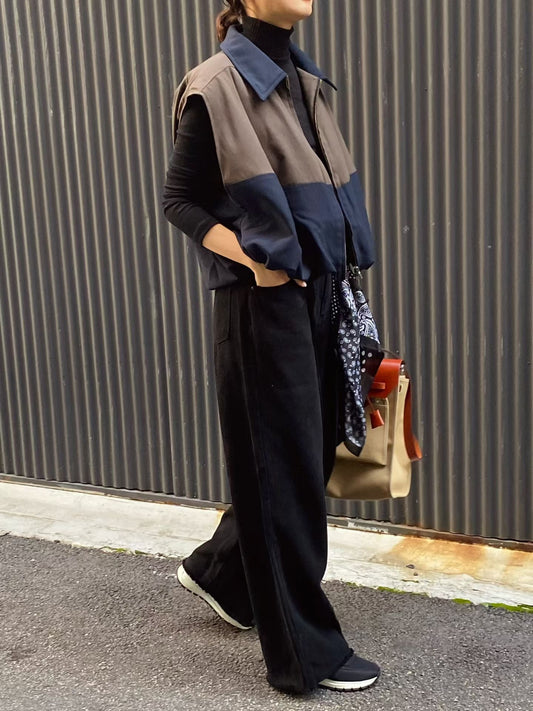 ♡時尚拼色羽絨背心♡ (C251008)