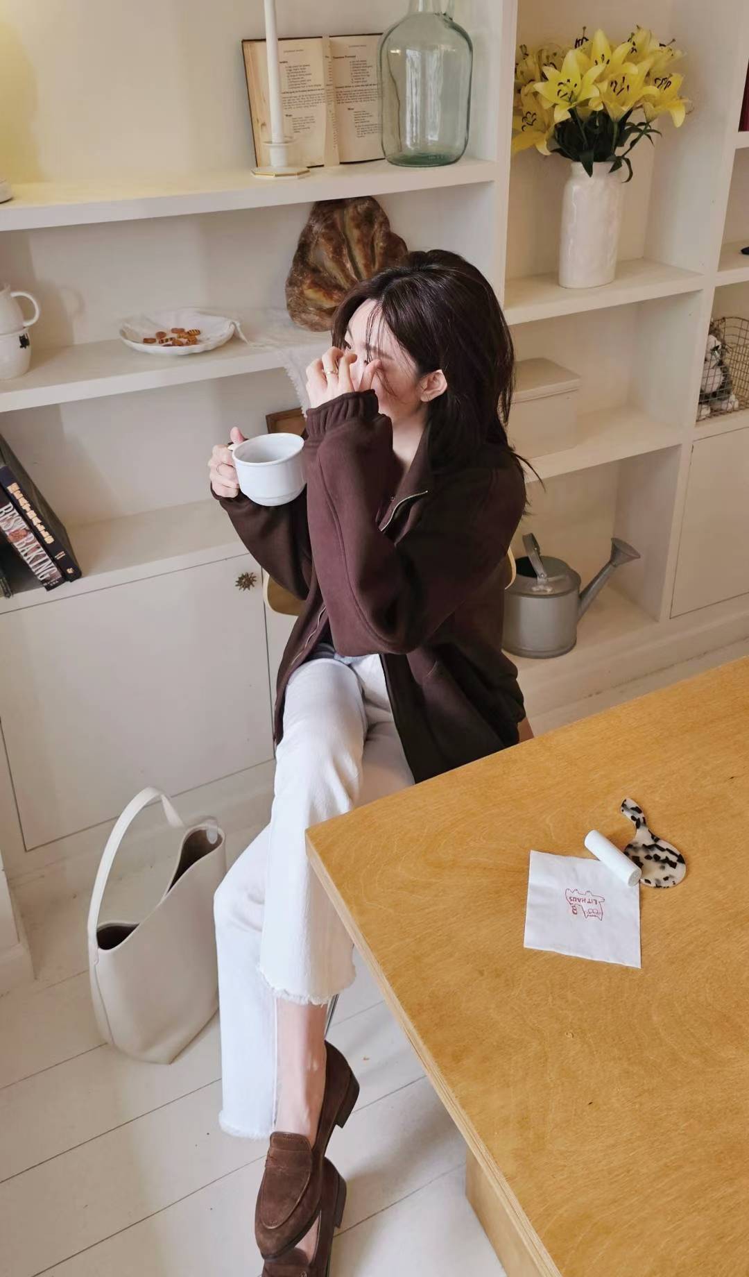 ♡Oni家♡RL風質感燈芯絨冬季夾克 (C251267)