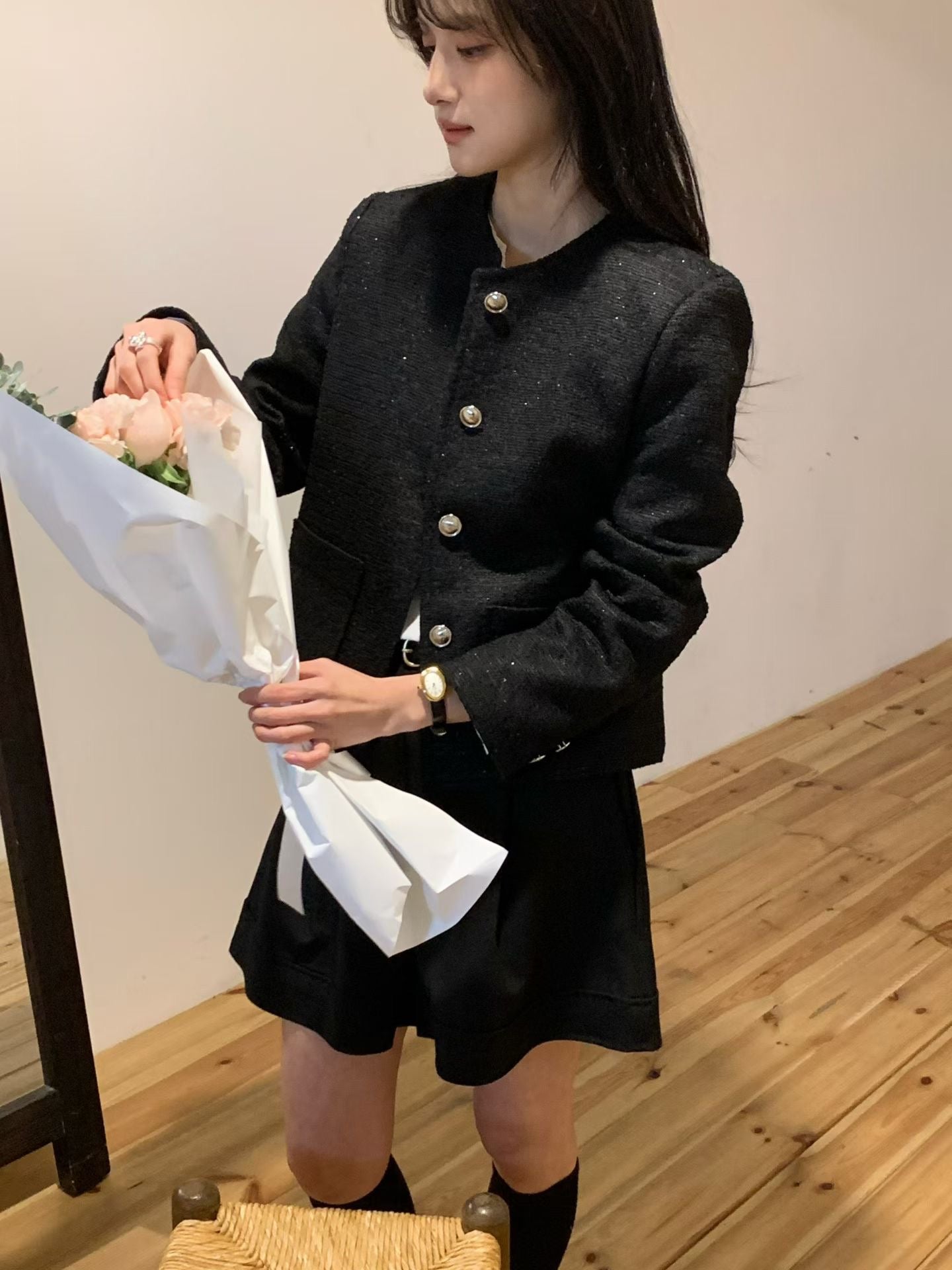 ♡輕奢精緻小香風外套♡ (C260342)