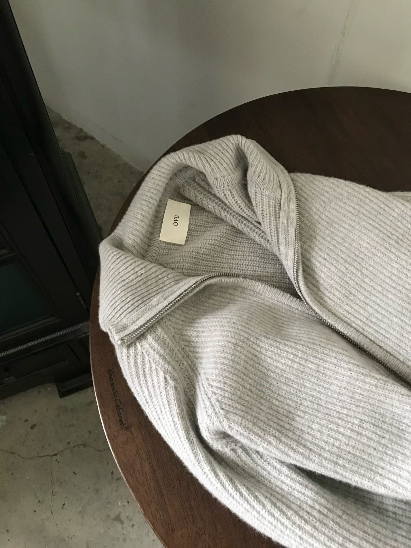 ♡溫暖高領立體羅紋雙拉鍊外套♡ (C251257)