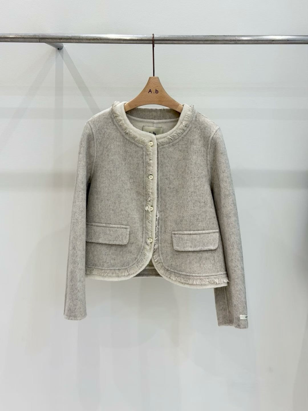 ♡法式雅緻小香流蘇邊外套♡ (C251159)