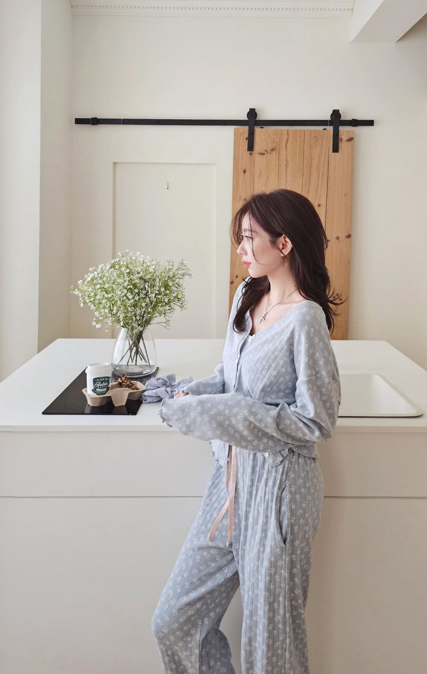 ♡Oni家♡呆萌熊熊居家服套裝 (C260302)