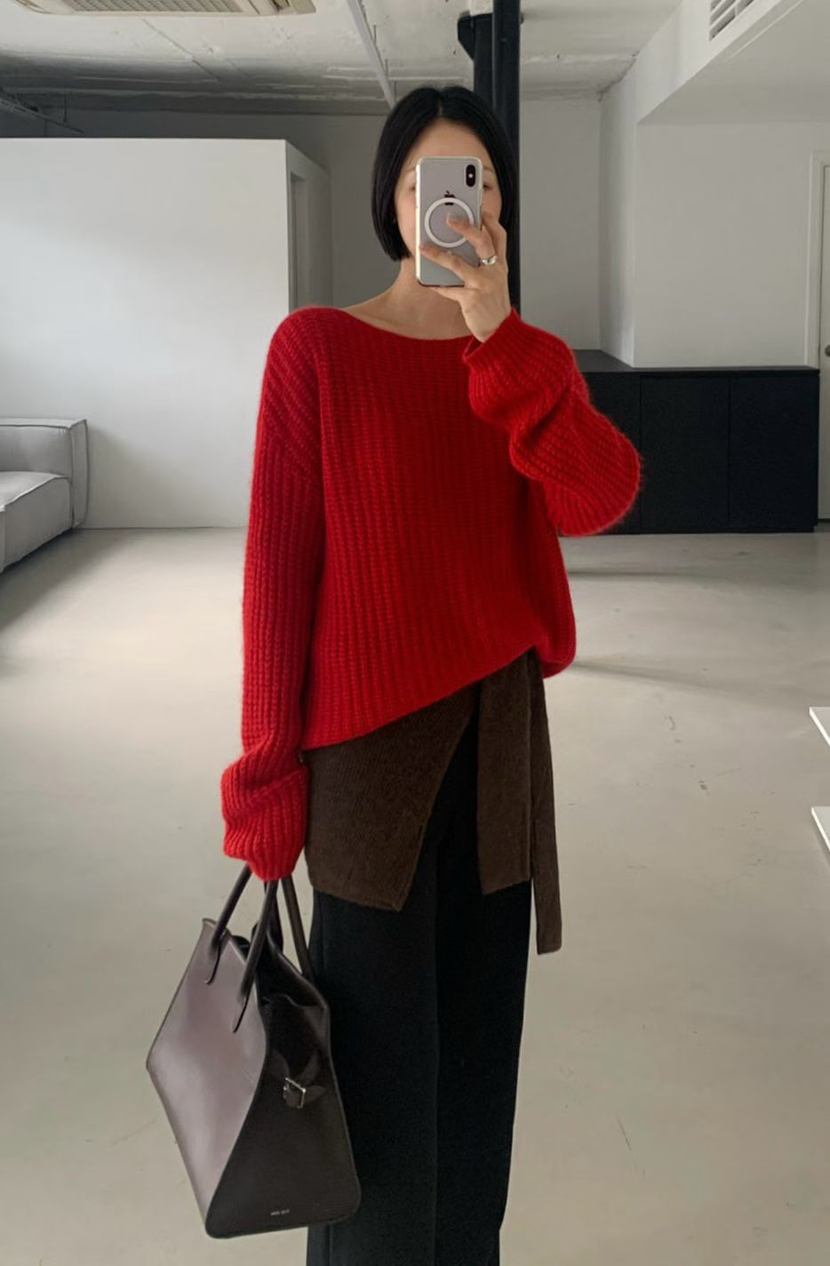 ♡大圓領泡泡袖毛衣♡ (C251167)