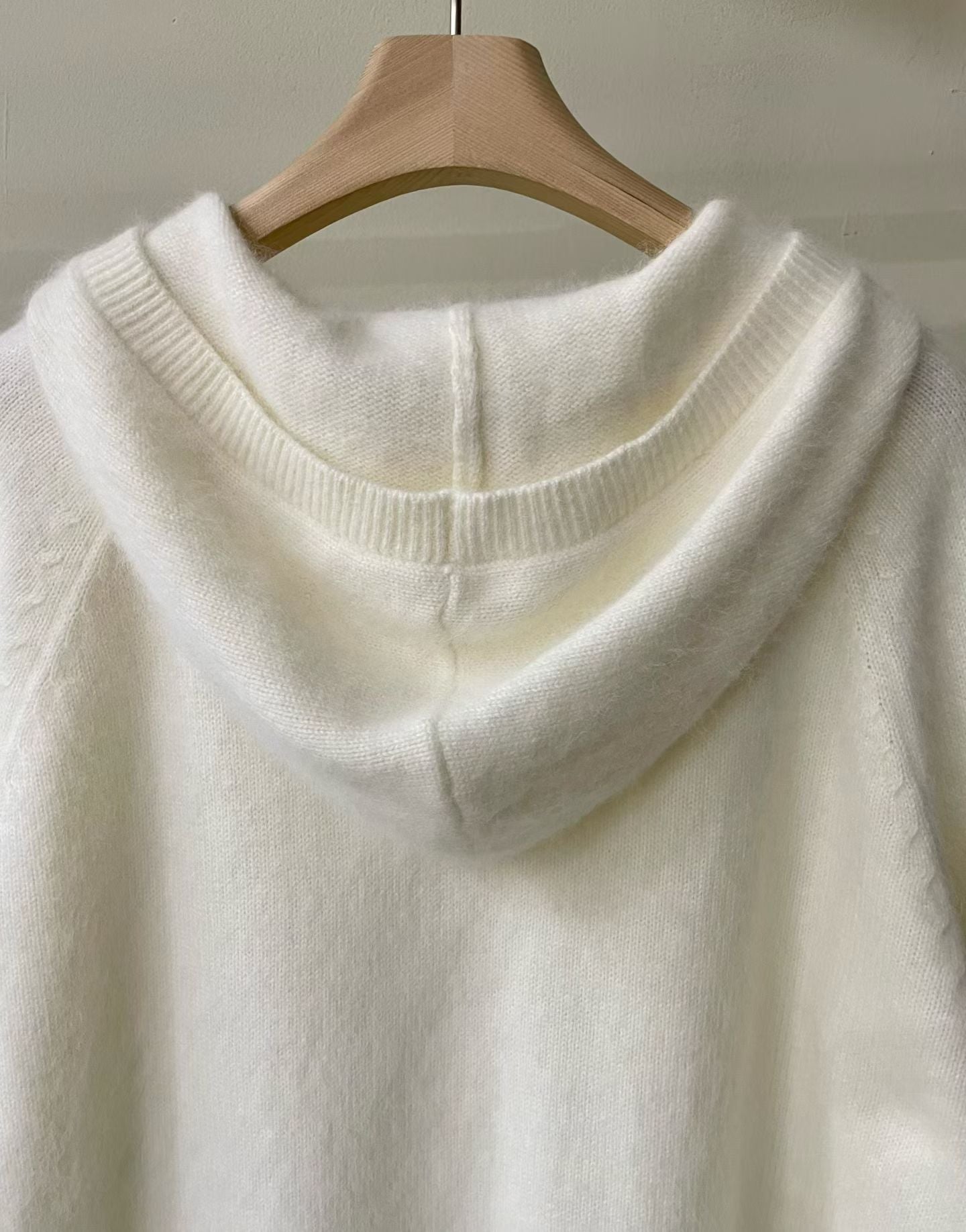 ♡輕暖毛料休閒連帽上衣♡ (C251107)